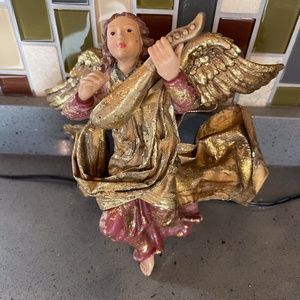 Vintage hanging angel ornament